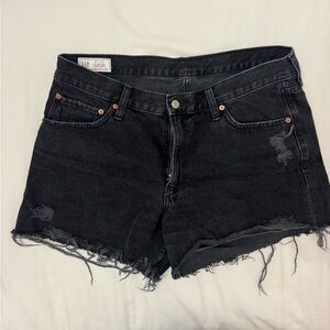 GAP Charcoal Low Rise Stride Shorts